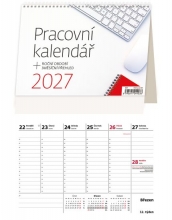 Kalendář stolní, Pracovní 2027