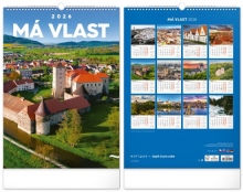 Kalendář nástěnný, Má vlast 2026