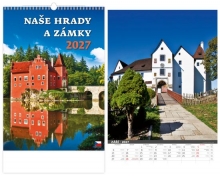 Kalendář nástěnný, Naše hrady a zámky 2027