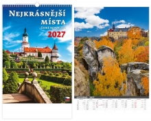Kalendář nástěnný, Nejkrásnější místa ČR 2027