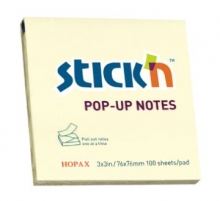 Bloček Z Stick´n 76x76 mm, žlutý