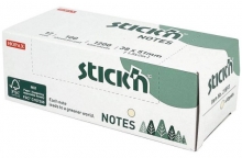 Bloček samolepicí Stick´n FSC 38x51 mm, 12x100 lístků, žlutý