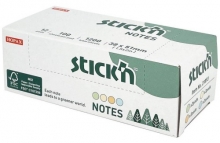 Bloček samolepicí Stick´n FSC 38x51 mm, 12x100 l., mix barev