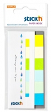 Záložky samolepicí Stick´n 45x15 mm, 6x30 ks, letní barvy