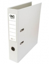 Pořadač pákový Auro A4, PP, hřbet 7,5 cm, bílý