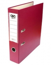 Pořadač pákový Auro A4, PP, hřbet 7,5 cm, vínový