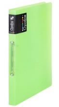 Pořadač dvoukroužkový Opaline A4, hřbet 20 mm, zelený