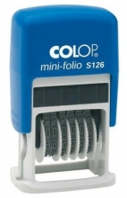 Razítko COLOP S126, číslovací, 6 číslic, výška 4 mm