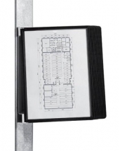 Držák nástěnný Durable Vario Magnet Wall, 5 kapes, černý