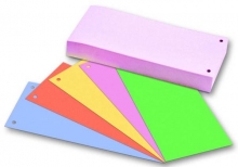 Roztřiďovač papírový 10,5 x 24 Classic, mix barev, 100 listů