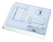 Obal prospektový A3 PVC, 85 mic, čirý, 50 ks