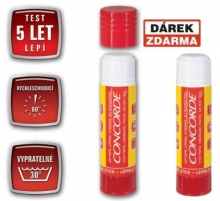 Tyčinka lepicí Concorde 15 g, 3 ks - Akce