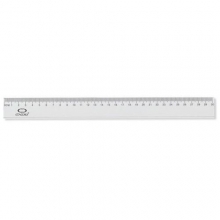 Pravítko Concorde 30 cm, čiré
