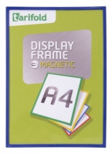Rámeček magnetický Tarifold Display Frame A4, modrý