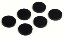 Magnet 26 mm, RON 850, černý, 12 ks
