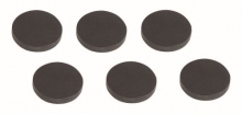 Magnet 22 mm, černý (balení 6 ks)
