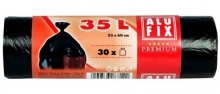Pytel na odpad Alufix 35 l, 9 mic, černý, 30 ks
