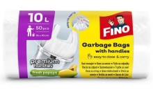 Pytel na odpad Fino Color Aromatic 10 l s uchy, 50 ks, bílý