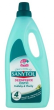 Prostředek čisticí Sanytol 4 účinky, dezinfekční, 1 l