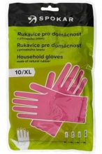 Rukavice úklidové, gumové, č. 10 (velikost XL)