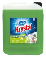 Prostředek čisticí Krystal na nádobí, 5 l, lemongrass