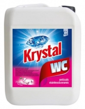 Prostředek čisticí Krystal na WC, růžový, 5 l
