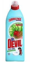 Prostředek na WC Dr.Devil Turbulence, gel, 1 l, natur fresh