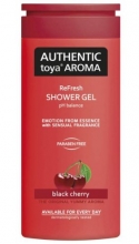 Gel sprchový AUTHENTIC, 400 ml, černá třešeň