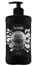 Šampon Isolda Silver hair & body, 400 ml