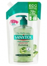 Mýdlo tekuté Sanytol hydratační, dezinfekční, náplň, 500 ml