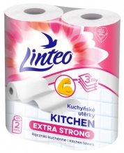 Utěrky kuchyňské Linteo Extra Strong, třívrstvé, 2 role