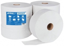 Papír toaletní Jumbo 28 cm, dvouvrstvý, bílý recykl, 6 ks