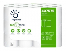 Papír toaletní BioTech, dvouvrstvý, 180 útržků, balení 24 ks