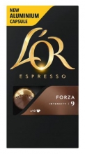 Kapsle kávové L´OR Espresso Forza, 10 ks
