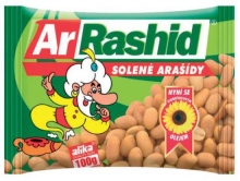 Arašídy pražené ArRashid, solené, 100 g