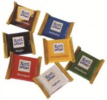 Čokoláda Ritter Sport Mini, mix 6 druhů, 84 ks