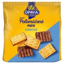 Sušenky Opavia Zlaté polomáčené mini, mléčné, 145 g