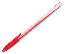 Pero kuličkové Flexoffice Candee, 0,25 mm, červené