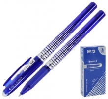 Pero gelové M&G iErase II, gumovací, 0,7 mm, modré