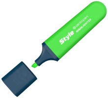 Zvýrazňovač Centropen Style 6252 Fluo, zelený