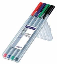 Popisovač Staedtler Fineliner, sada 4 barvy