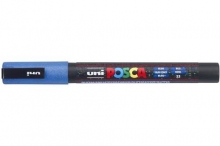 Popisovač Posca PC-3M, akrylový, 0,9-1,3 mm, modrý