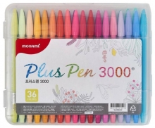 Popisovač Monami Plus Pen 3000, fineliner, 0,4 mm, 36 ks