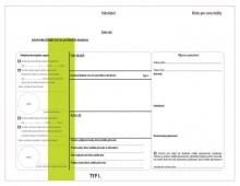 Doručenka C5 se zel. pruhem, typ 1 pro obecní použ.,1.000 ks