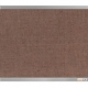 Tabule textilní U20, 90 x 60 cm, přírodní elox rám