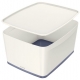 Box úložný s víkem Leitz MyBox, velikost L, bílý/šedý