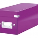 Krabice archivační na CD Leitz Click-N-Store WOW, purpurová