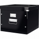 Krabice archivační na záv. desky Leitz Click-N-Store, černá