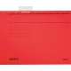 Desky závěsné Leitz ALPHA typu "V", červené, 25 ks