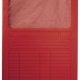 Desky odkládací Leitz s okénkem, červené